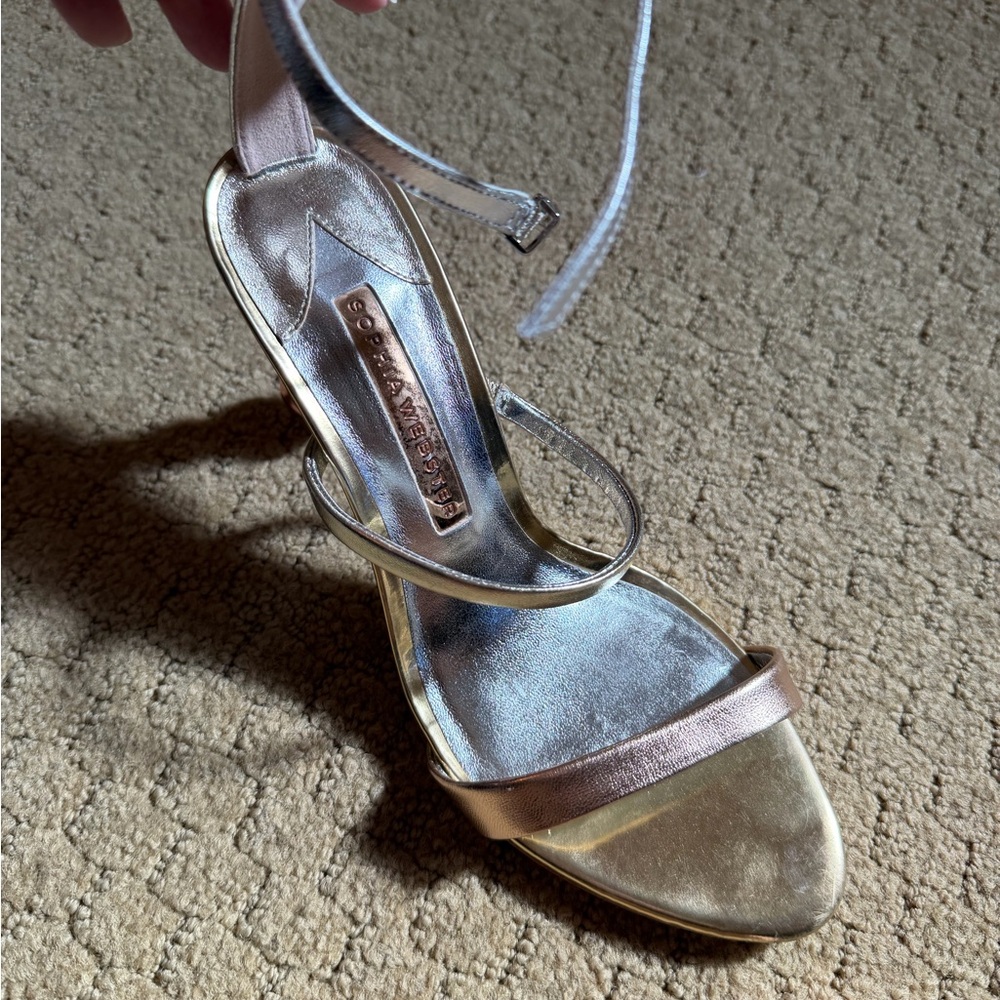 Sophia Webster Gold, Rose gold and Silver Heels - Picture 3 of 7